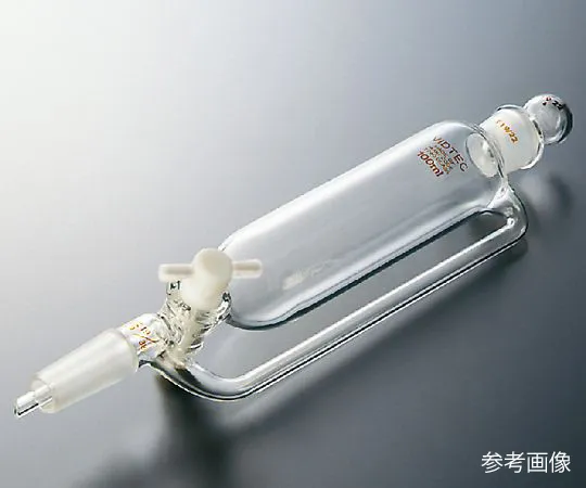 3-9610-01 Balanced Separatory Funnel (Teflon (R) Cock) 50mL Transparent Sliding 2156/01/02