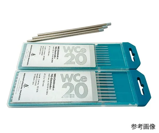 3-7515-23 Tungsten TIG Electrode Welding Rod 10 Pieces WC20-1.6
