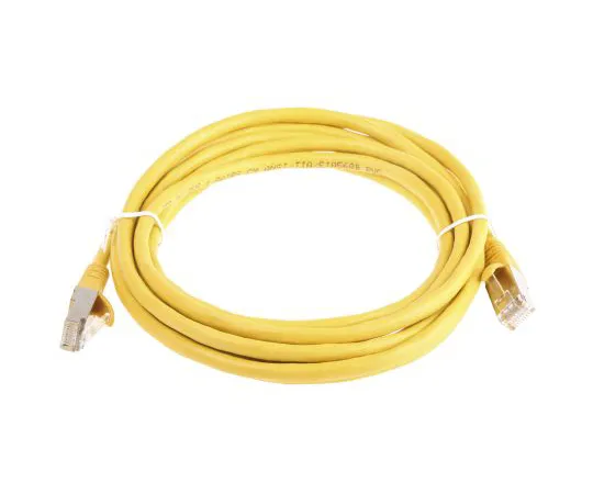 63-4645-40 RS PRO Yellow PVC Cat5e Cable F/UTP, 3m Male RJ45/Male RJ45 Terminated 556-257