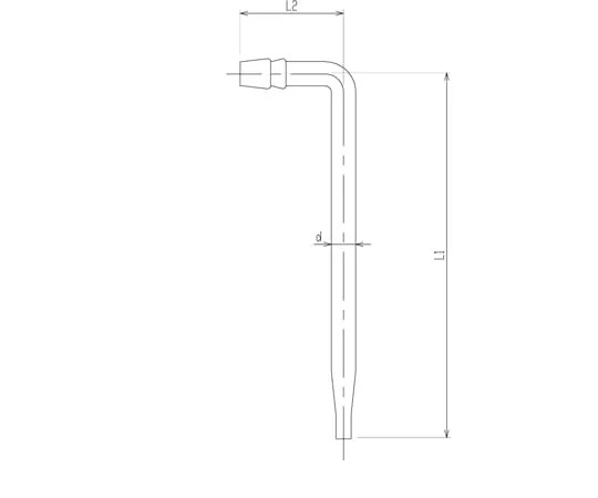 65-1837-93 Semi Micro Introduction Tube φ6 mm 3374-6-250