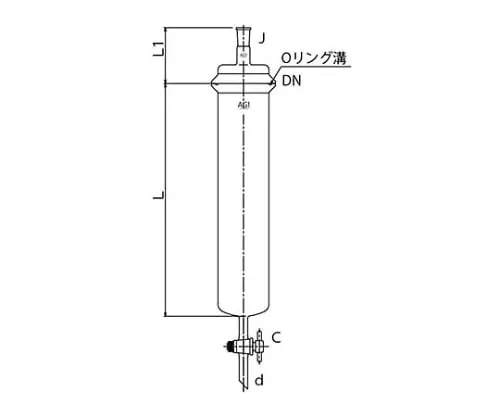 61-4714-22 Chromatography Column (with PTFE Cock) 3880-60/500
