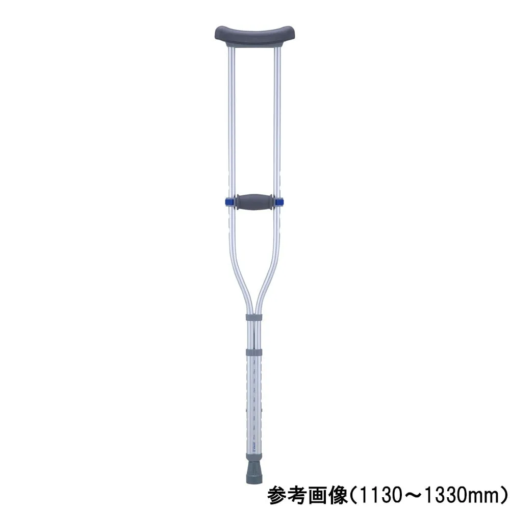 8-389-01 Crutch Easy Adjustment Handle 950~1150 mm 2 Pieces HC2216-GR-AS
