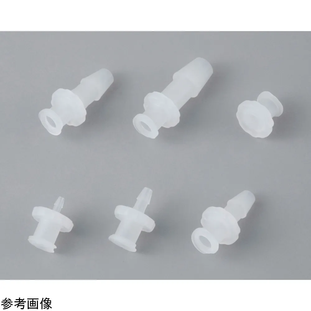 4-4817-07　［Discontinued］10 plugs for female rear fitting (made of PVDF, for soft tubes)　02P-KY01-000