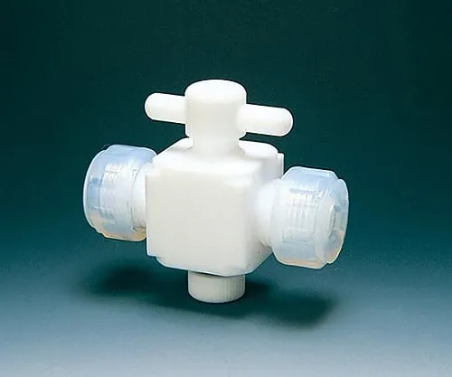 61-3528-24 Fluorocarbon Resin Two-Way Valve Connection 6φ NR0028-01