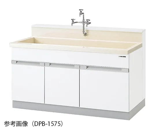 3-5796-11 Sink Hard PVC (Plastic vinyl chloride ) 600 x 750 x 800/960mm DPB-675