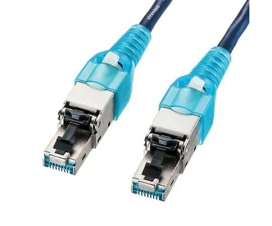 65-2204-53　［Discontinued］LAN cable (Category 7H4 compliant) 0.5 m　EA764BB-100