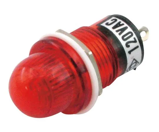 3-972-01 Neon Ball (Built-In Resistor Type) Red WTN-10-1287RD