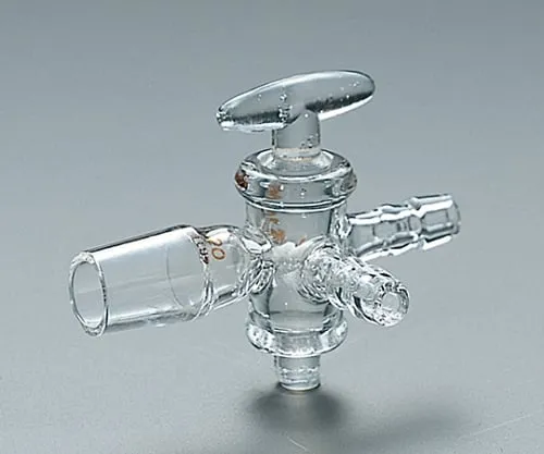 61-0047-69 TS Exhaust Pipe with Three-Way Glass Cock with Semi Micro Sliding I Type (Right Branch) 15/20 CL0412-01-10