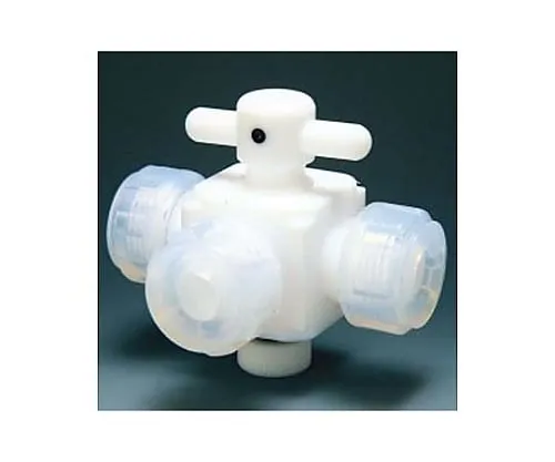 61-3528-32 Fluorocarbon Resin Three-Way Valve Connection 6φ NR0030-01