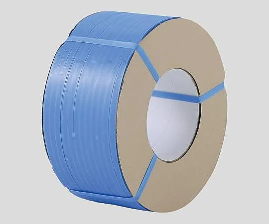 3-1621-03 Color PP Band (Machine Tightening) GOB-15.5 15.5mm x 2500m Blue GOB-15.5