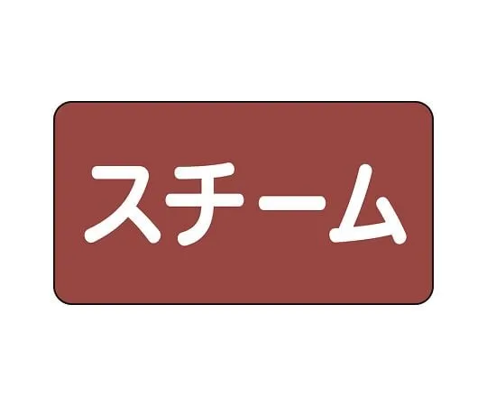 62-6121-90 JIS Piping Identification Sticker AS Type Steam (Large) 1 Set (10 Pieces) AS-2-2L