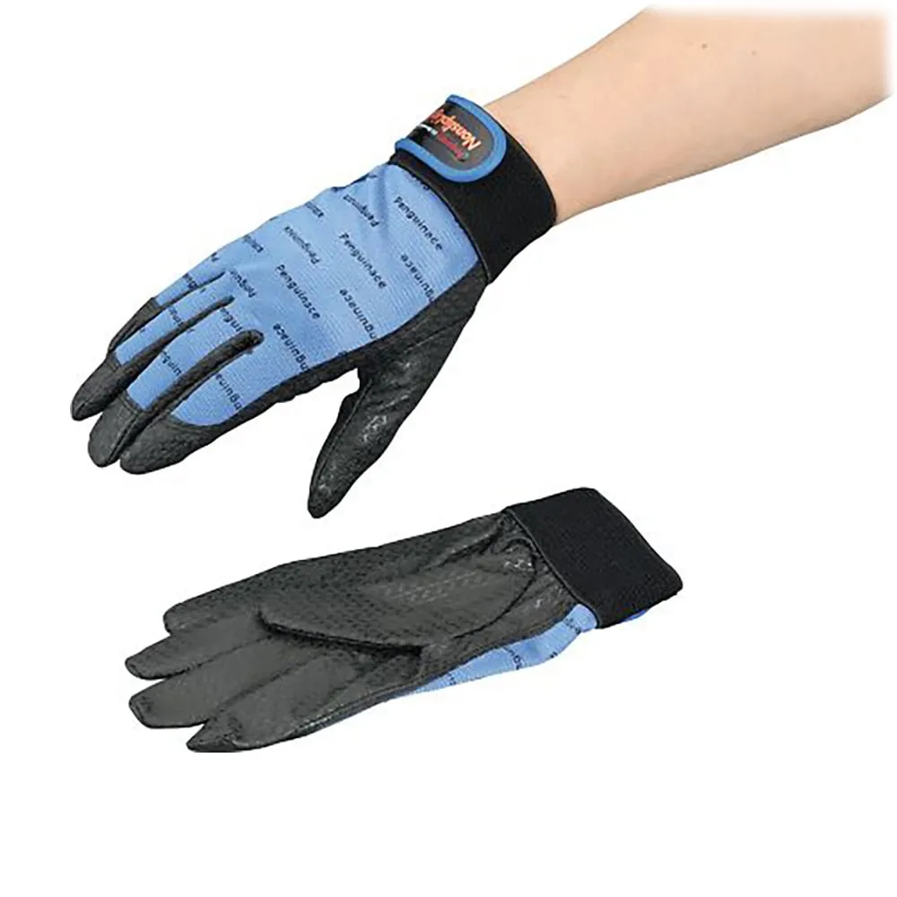 3-080-01 Grip Gloves Non-Slip Liner(R) Blue M PA-9242
