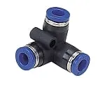 61-7639-49 Stainless Steel (SUS304) Fitting Tripod Union φ4 PVU4SUS