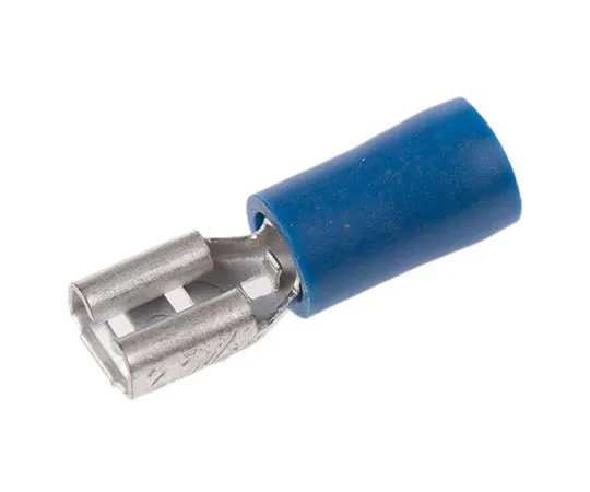 63-4641-78 RS PRO Blue Insulated Spade Connector, 4.8 x 0.5mm Tab Size, 1.5mm² to 2.5mm² 534-733