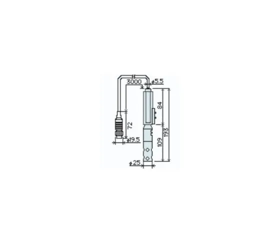 61-8517-85 Immersion Dissolved Oxygen Electrode Kyaru Memo for General Use OE-270AA