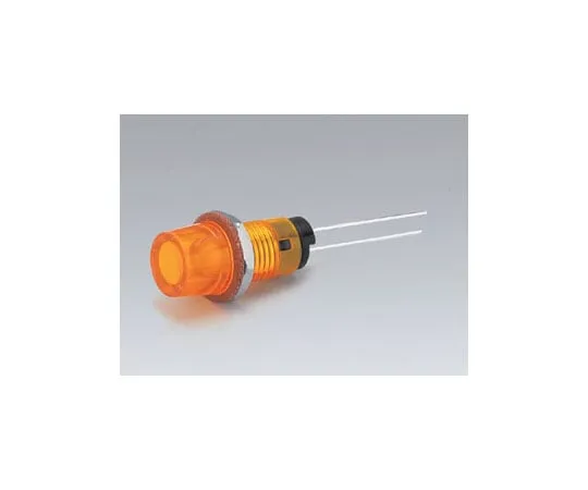 63-3055-52 LED Bracket Cylindrical Mounting Hole: phi 8.3 mm Yellow - Light Emitting Orange DB-7-N-OR