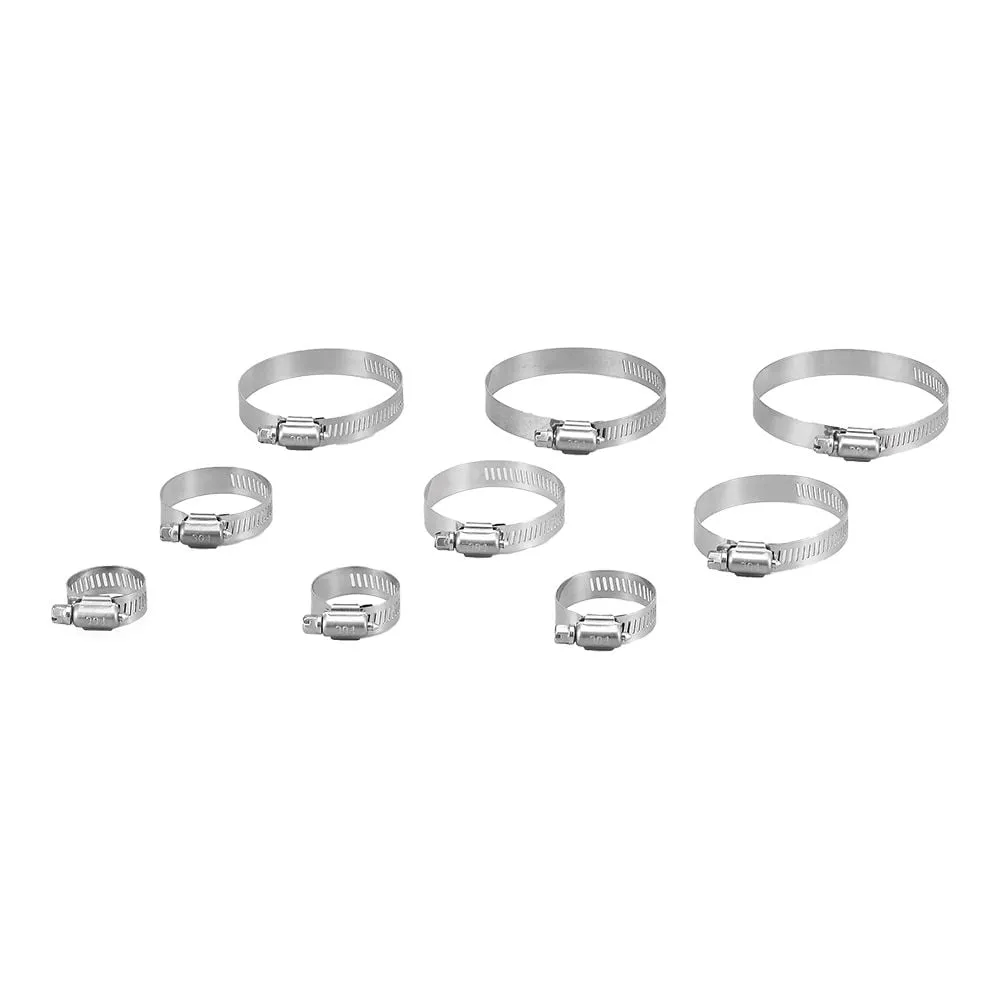 51-0072-01 Stainless Steel Hose Clip 14~27 mm 1 Bag (10 Pieces)