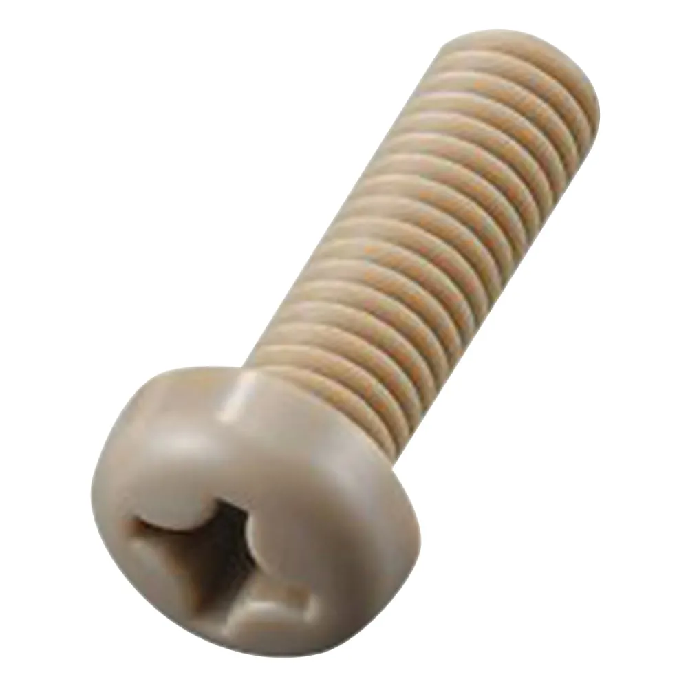 3-9574-01 (+) Pan Head Screw (Plastic) PEEK (Polyetheretherketone) M1.7 x 4mm 10 Pieces