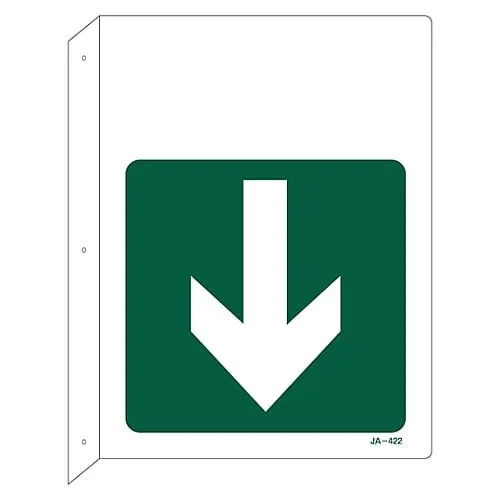 61-3381-27 JIS Safety Mark (L Shaped Board) JA-422 392422