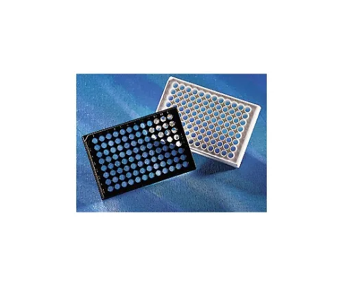 61-4690-06 Fluorescens Luminescence 96 Well Clear Bottom Plate White Cell Cultivated Surface Treatment Processed Sterilized with Lid 20 Pcs/Pack x 5 Packs 3903