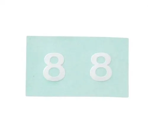 61-7397-10 Character Seal 8 White 10mm CL10W-8