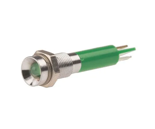 63-4585-44 RS PRO Green Indicator, 24 V dc, 6mm Mounting Hole Size, Solder Tab Termination 205-022