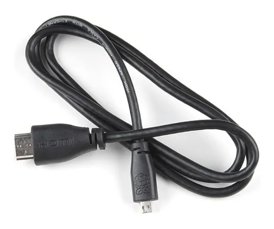 67-0420-62 Raspberry Pi Official Micro HDMI to HDMI-A Cable (1m) CAB-17385