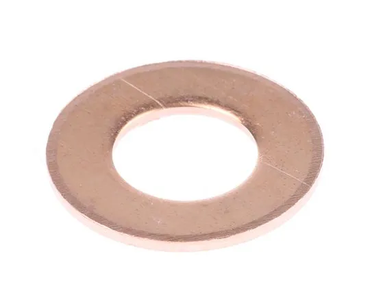 63-4601-37 Copper Plain Washer, 1.25mm Thickness, M10 293-218
