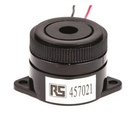63-4627-48 RS PRO 95dB, Panel Mount Continuous Internal Piezo Buzzer 457-021