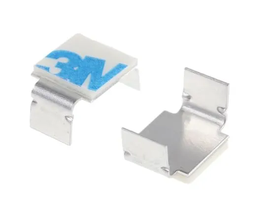 63-4631-58 RS PRO Cable Clip Natural Self Adhesive Aluminium Open Arm Clip 475-154