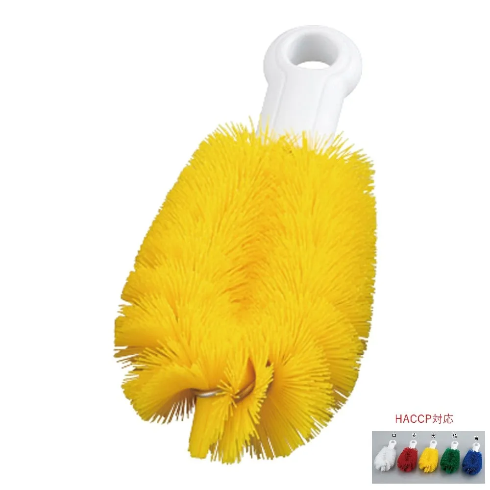 4-3677-03 Double Spiral Scallop (PBT Hair) Yellow WST-Y