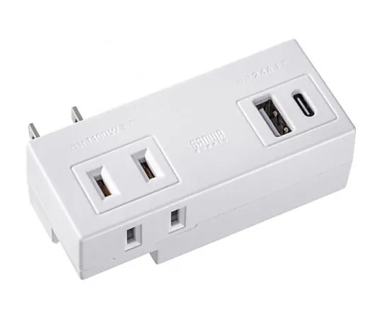 67-7861-23　［Discontinued］Mobile Tap (ACx2 Nos. +USB-Ax1+Type-Cx1)　TAP-MUC1AC2W