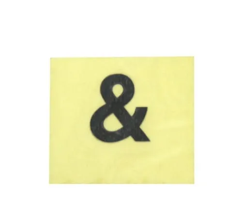 61-7398-19 Character Seal Black & 15mm CL15B-12