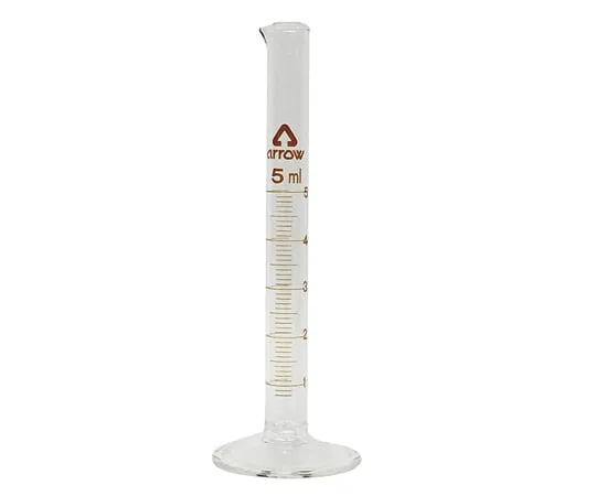 6-231-01-20 Graduated Cylinder (Hard Glass) 5mL with Calibration Certificate