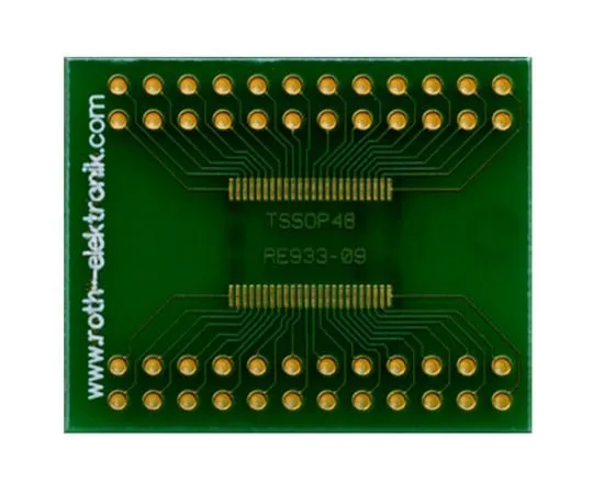 63-5029-28　［Discontinued］Surface Mount (SMT) Board TSSOP Epoxy Glass Double-Sided 34.5 x 27 x 1.5mm FR4　RE933-09