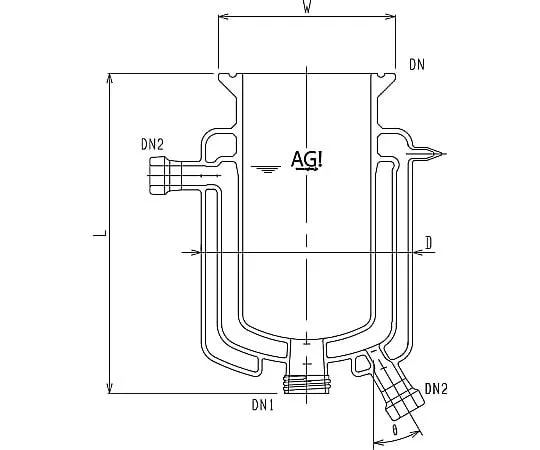 62-2115-72 Triple Tube Reactor 3970-1000-M