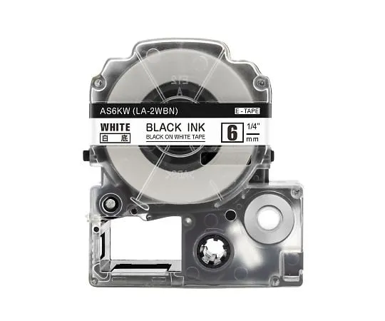 4-1472-01 Tape Cartridge White 6 mm AS6KW