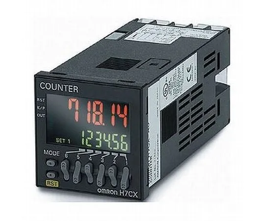 64-5650-51　［Discontinued］Electronic counter terminal block type 4 digits/2 stages AC 100 ~ 240 V　H7CX-A4W-N