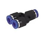 61-7642-24 Corrosion Resistance Equivalent To Stainless Steel (SUS303) Fitting Union Y φ4 SPY4