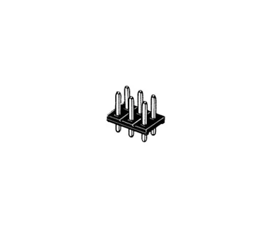 63-3064-19 Pin header for pin board (3 pin x 2 columns) XJ8C0611