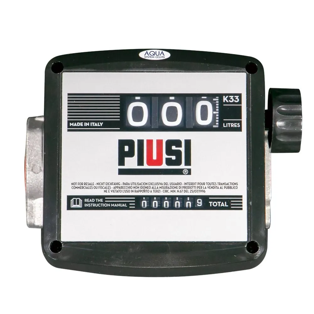 61-9450-80 Large Flow Meter for Kerosene and Diesel Fuel (Connection G1) MK33-25D