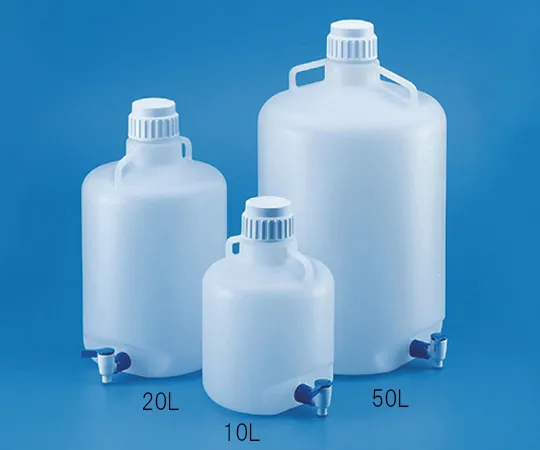 62-2932-24 Large Bottle LDPE with Stopcock 10 L 584380 584380
