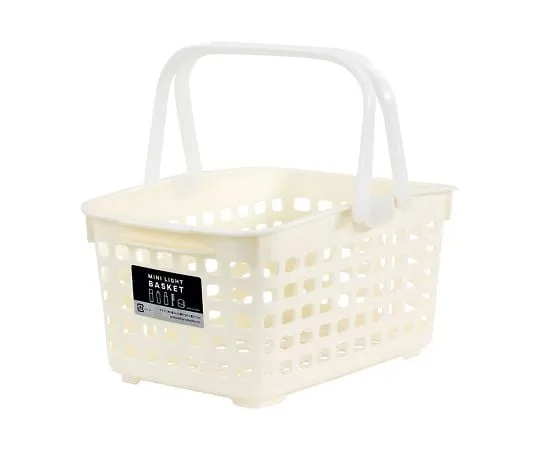 3-6074-11 Mini Light Basket Ivory F-2597