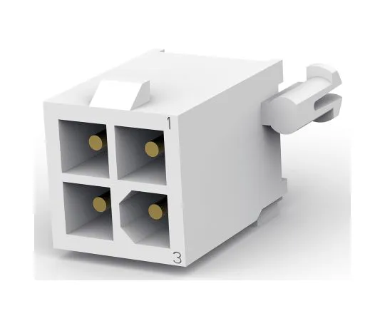 63-4635-92 Board Header 4 poles straight wire to board 4.14 mm Maiten lock 1-770174-1