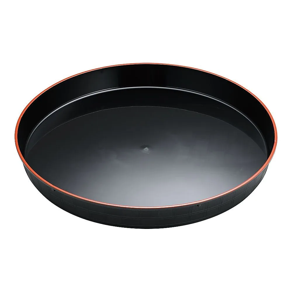 62-6652-77 Plastic Container Ichimatsu Black Red Edge 40 (10 Sheets) 40