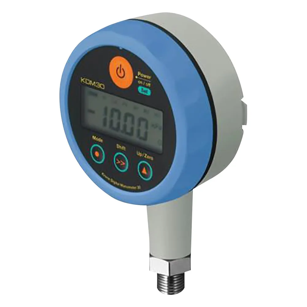 1-3558-02 High Precision Digital Pressure Indicator KDM30-1MPaG-E-Bl KDM30-1MPaG-M-BL
