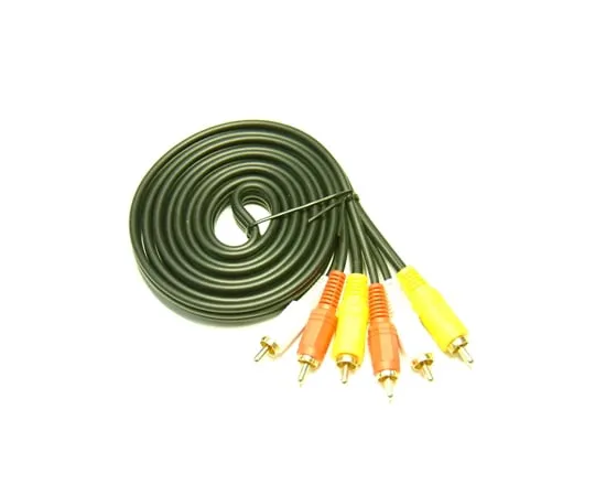 63-3101-51 Stereo AV Cable 3 RCA/3 RCA 1.8 m Q7221.8M