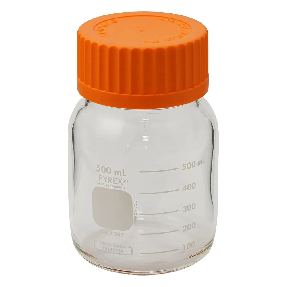 2-1957-01 Medium Bottle Wide-Mouth (PYREX(R)) 500mL 1397-500