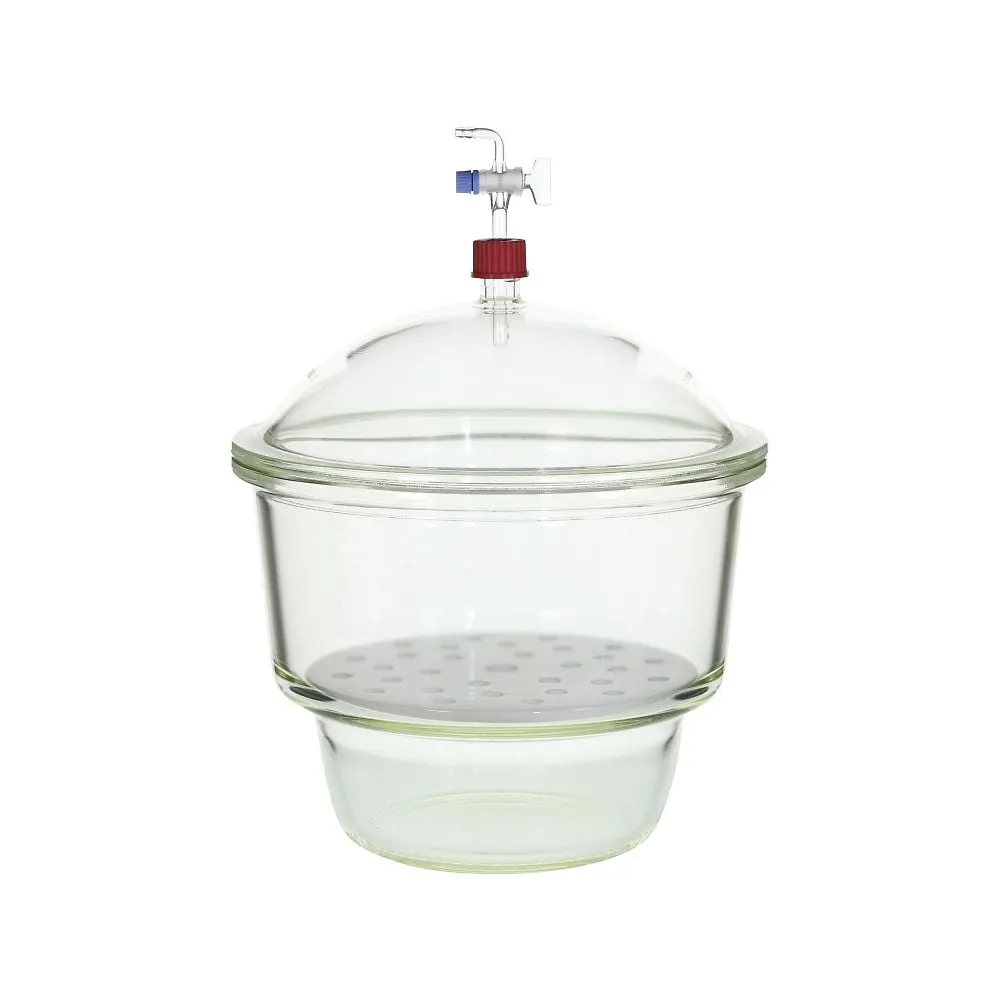 61-4412-73 Desiccator with Upper Mouth Cock DURAN 300mm 017430-300
