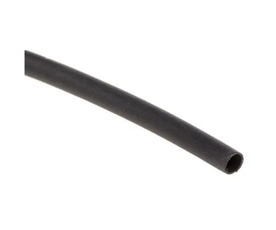 63-4651-10 RS PRO Heat Shrink Tube, Black 1.6mm Sleeve Dia. x 25m Length 2:1 Ratio 666-852